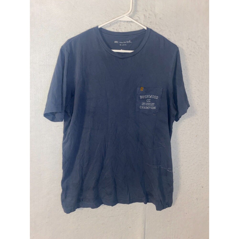 Travis Mathew Bushwood CC Caddyshack Golf Shirt Mens Size Medium Blue